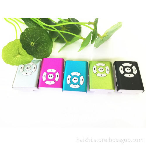 sport clip mini MP3 player with TF/SD card slot support 1-8GB